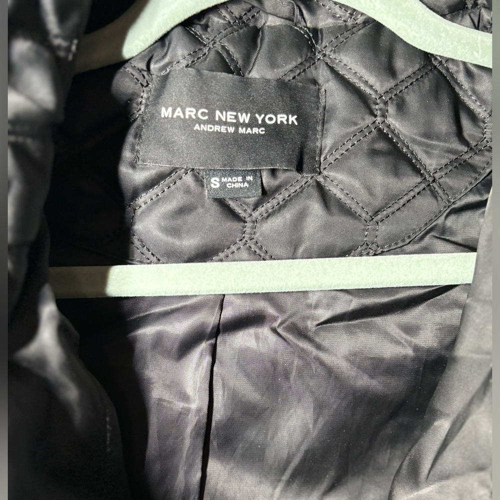Marc New York Black Quilted Puffer Jacket - Picture 3 of 6